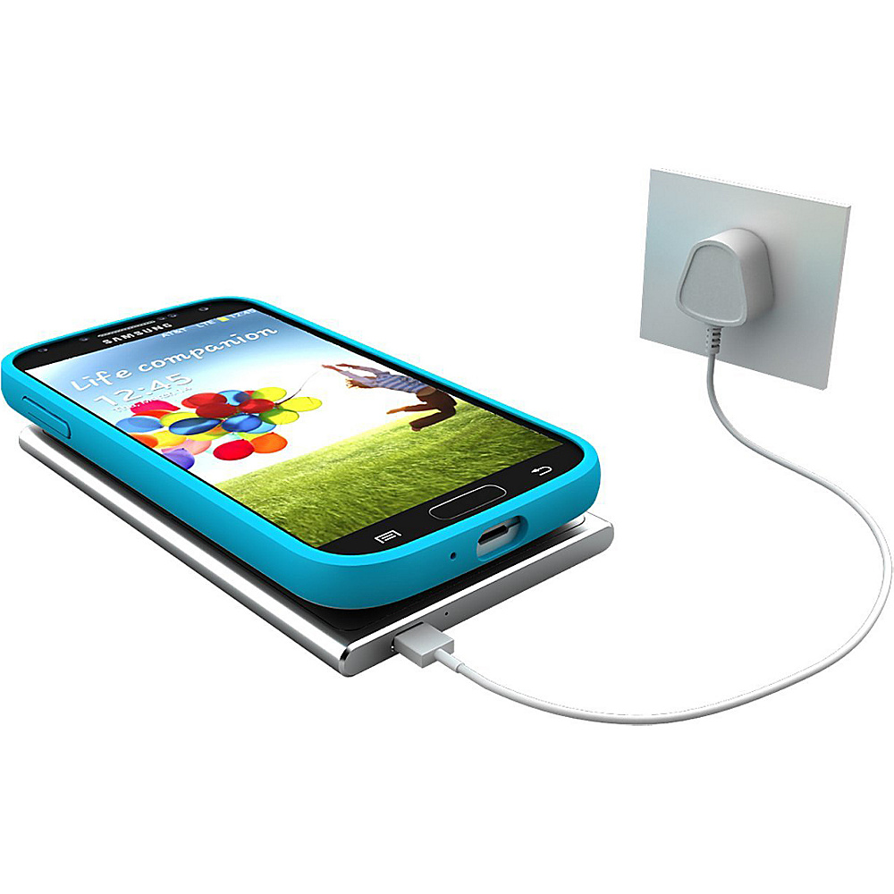 UNU Aero Samsung Galaxy S4 Battery with Wireless Charging Pad 2000 mAh Black Blue UNU Electronic Cases