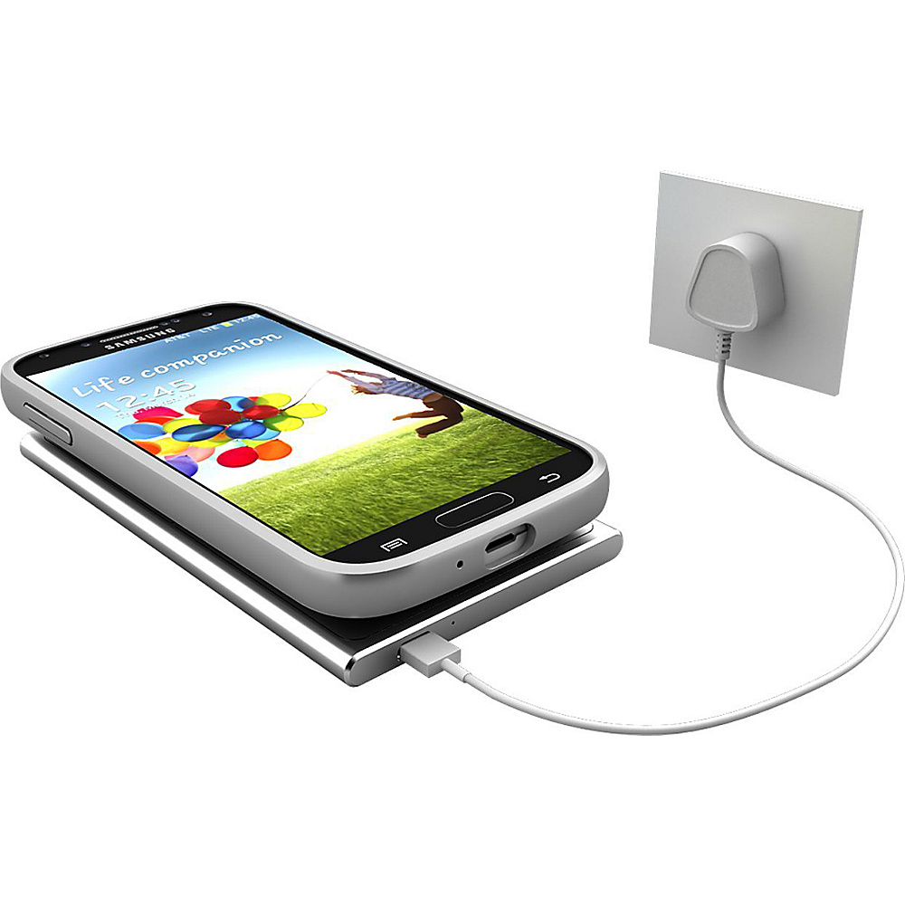 UNU Aero Samsung Galaxy S4 Battery with Wireless Charging Pad 2000 mAh Black Silver UNU Electronic Cases