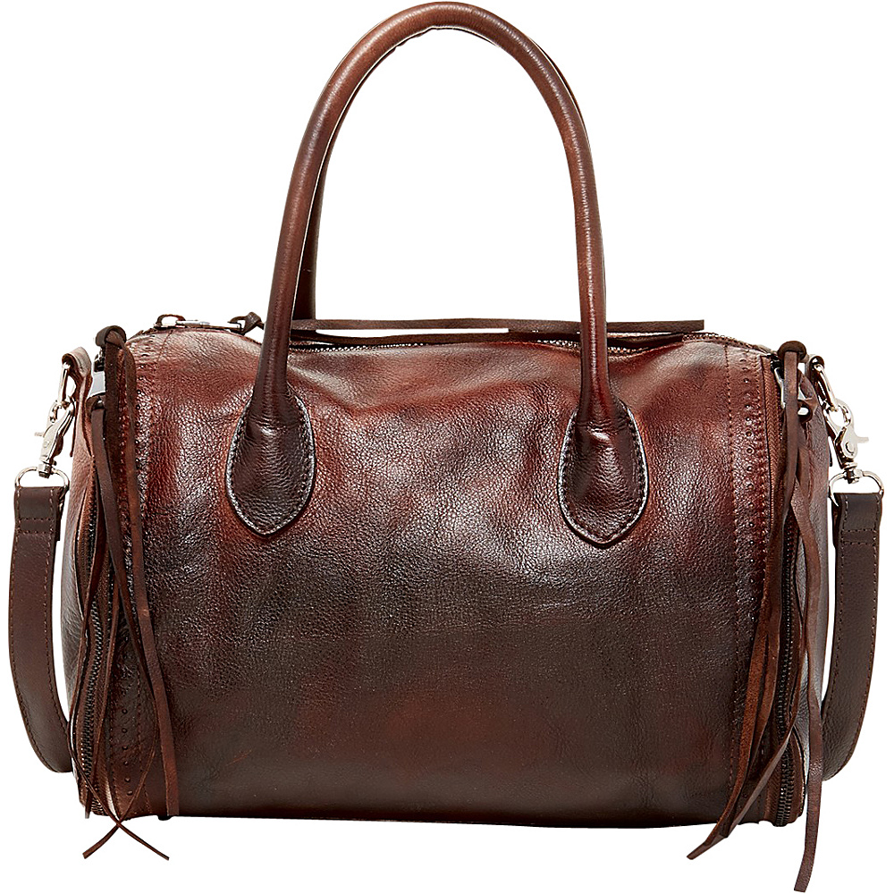 Old Trend Sunny Hill Satchel Chestnut Coffee Ombre Old Trend Leather Handbags