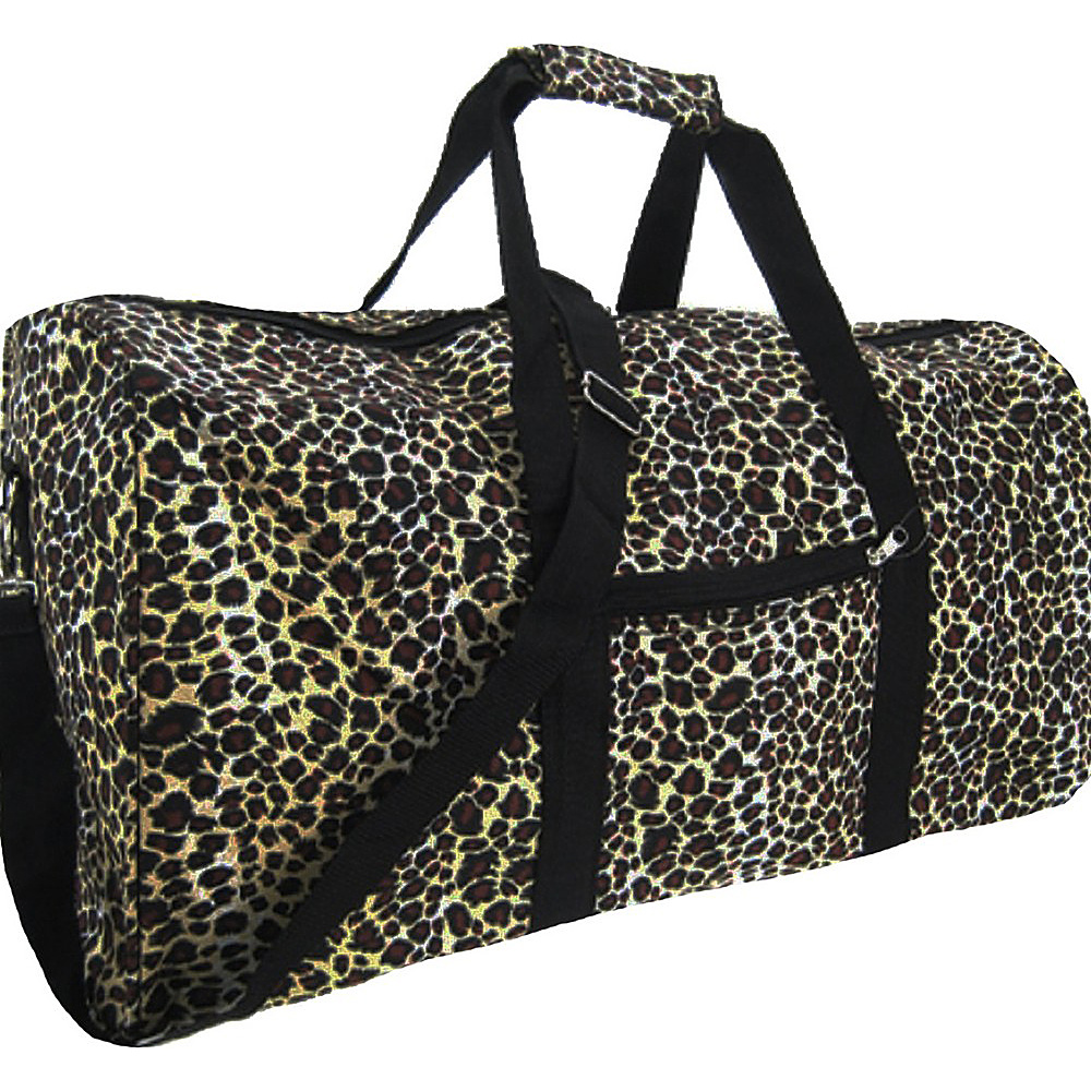 World Traveler Leopard 22 Lightweight Duffle Bag Leopard World Traveler Rolling Duffels