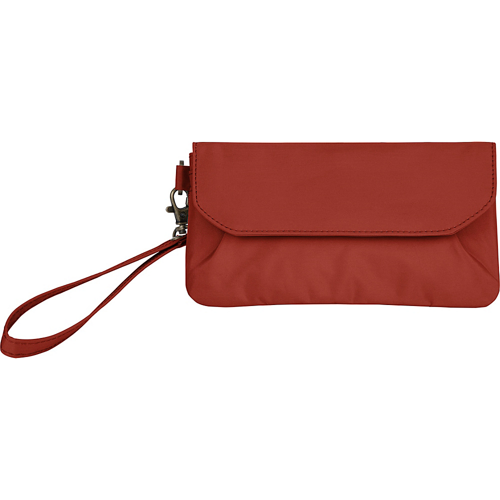 Travelon Signature Pleated Clutch Wallet Cayenne Travelon Ladies Wallet on a String