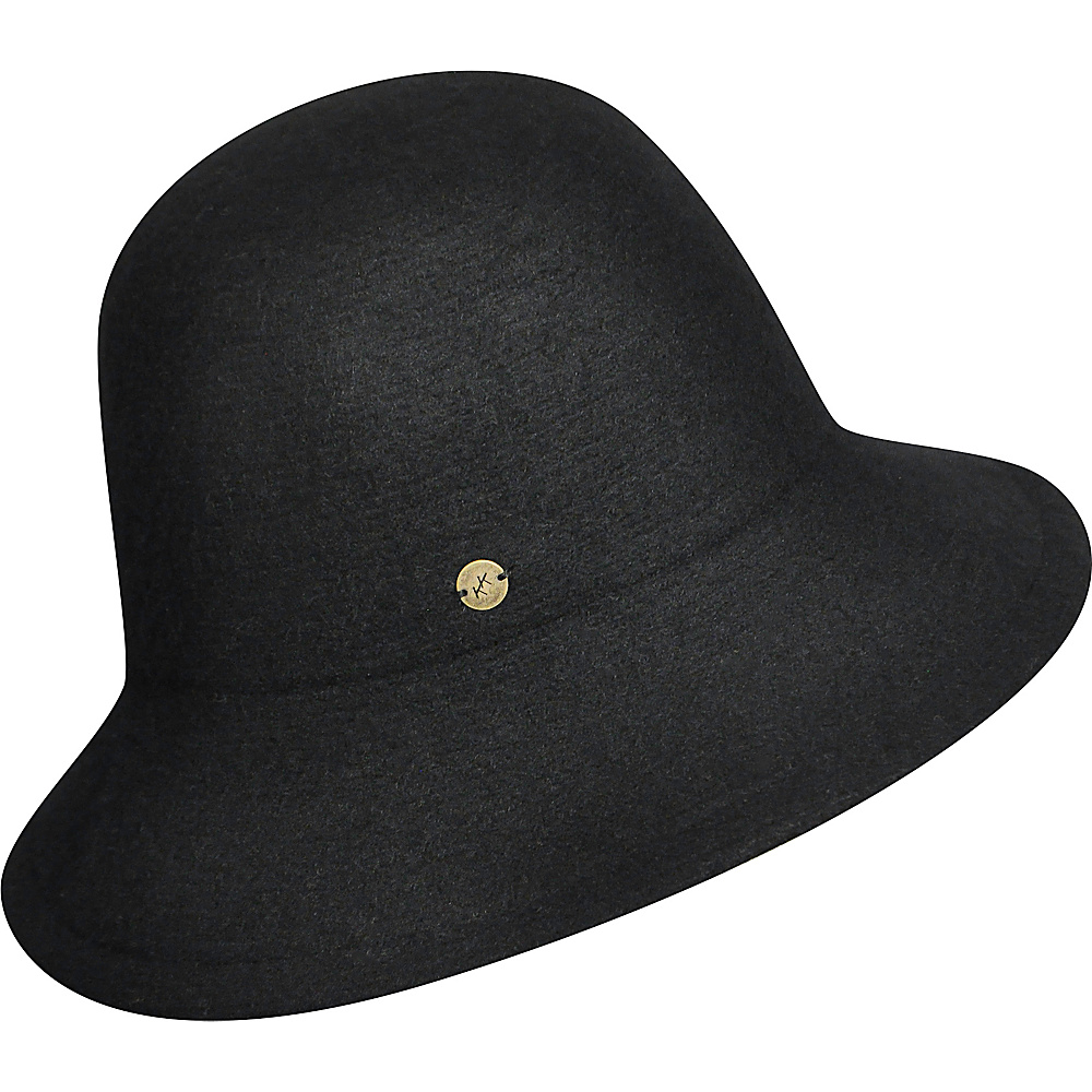 Karen Kane Hats Boiled Wool Floppy Hat Black Karen Kane Hats Hats Gloves Scarves