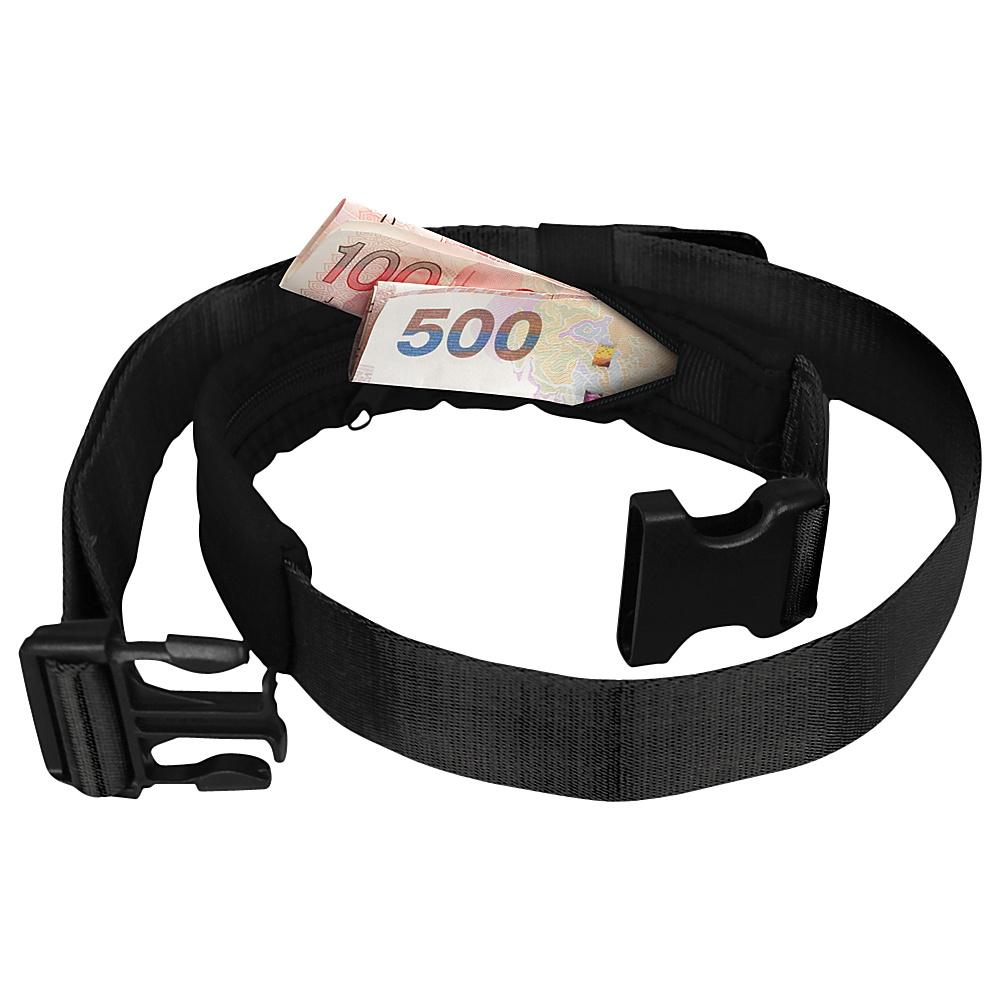 Pacsafe Cashsafe 25 Anti Theft Deluxe Travel Belt Wallet Black Pacsafe Travel Wallets