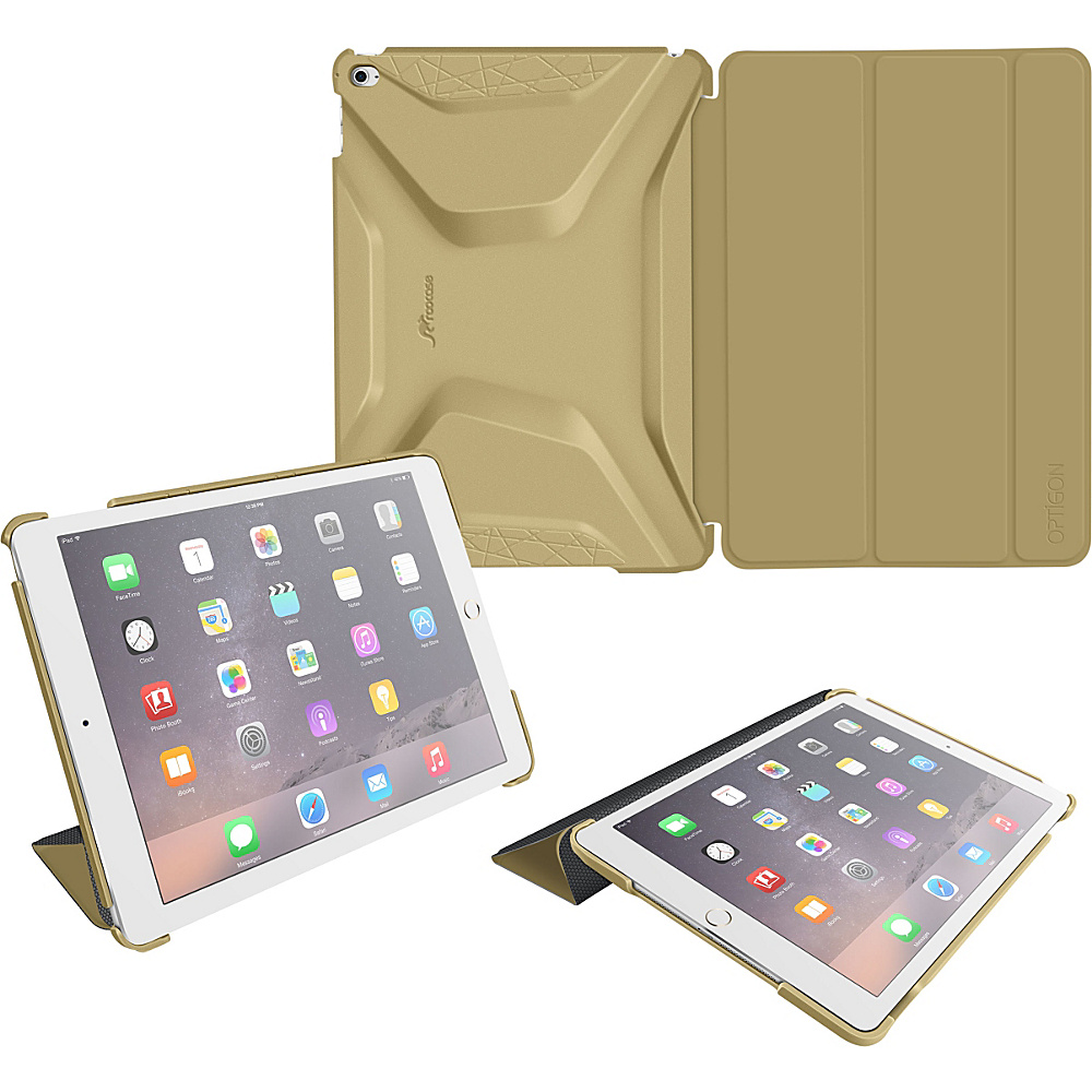 rooCASE Optigon Case for Apple iPad Air 2 Gold rooCASE Electronic Cases