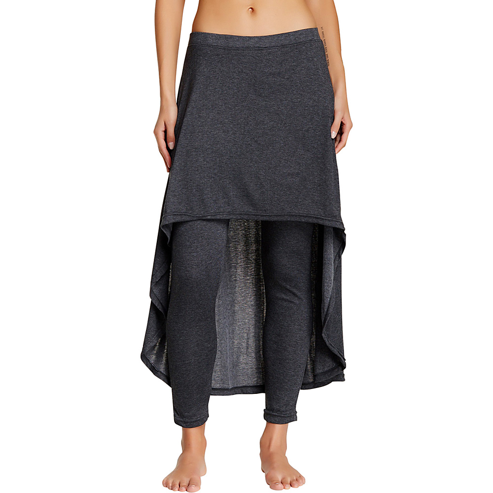 Magid Cotton Extra Long Skirt Leggings Dark Grey Plus Size Magid Women s Apparel