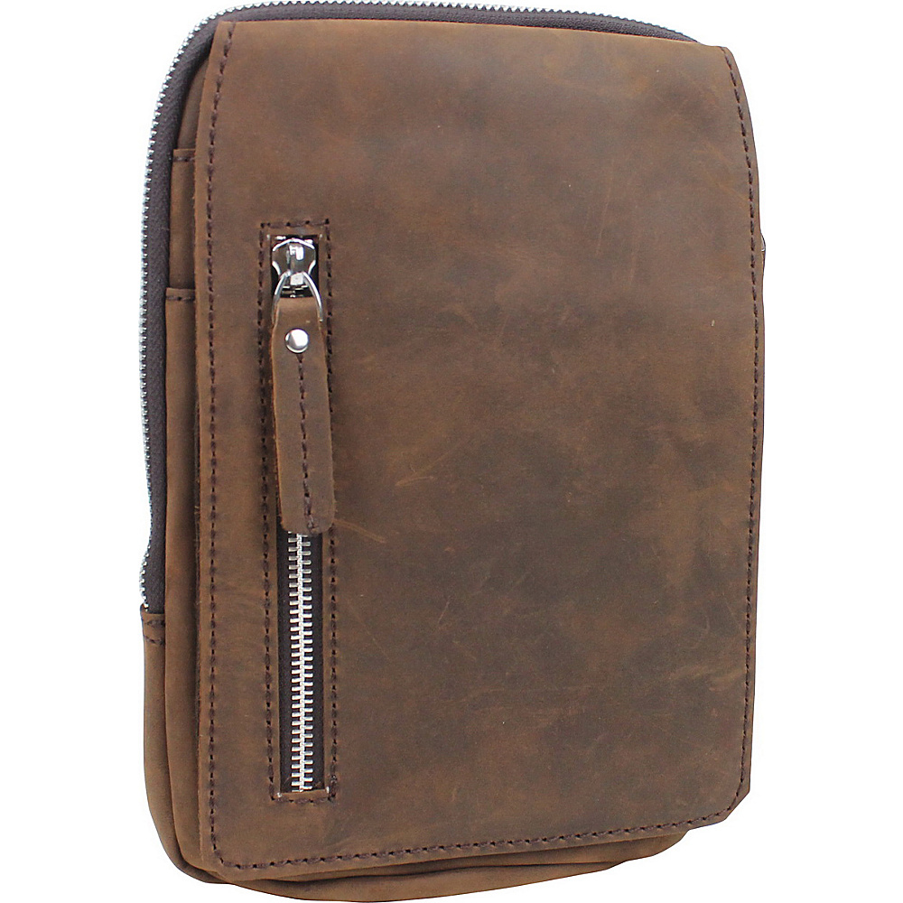 Vagabond Traveler Leather Chest Pack Travel Companion Vintage Brown Vagabond Traveler Packable Bags