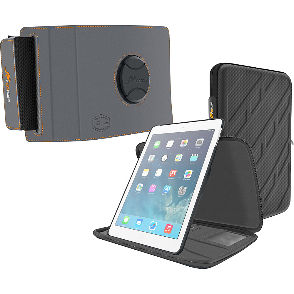 rooCASE Orb 360 Exec Portfolio Case Orb 360 Strap Bundle for Apple iPad Mini 4 3 2 1 Black rooCASE Electronic Cases