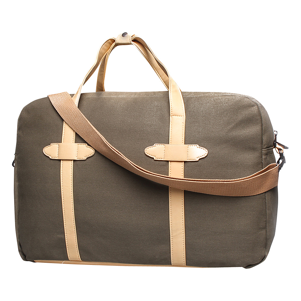 Something Strong Canvas Duffle Bag Olive Something Strong Travel Duffels