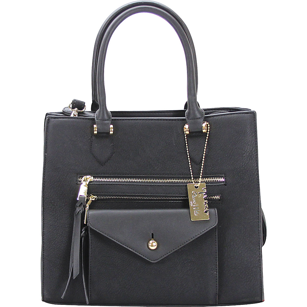 Chasse Wells Access Facile Tote Black Chasse Wells Manmade Handbags