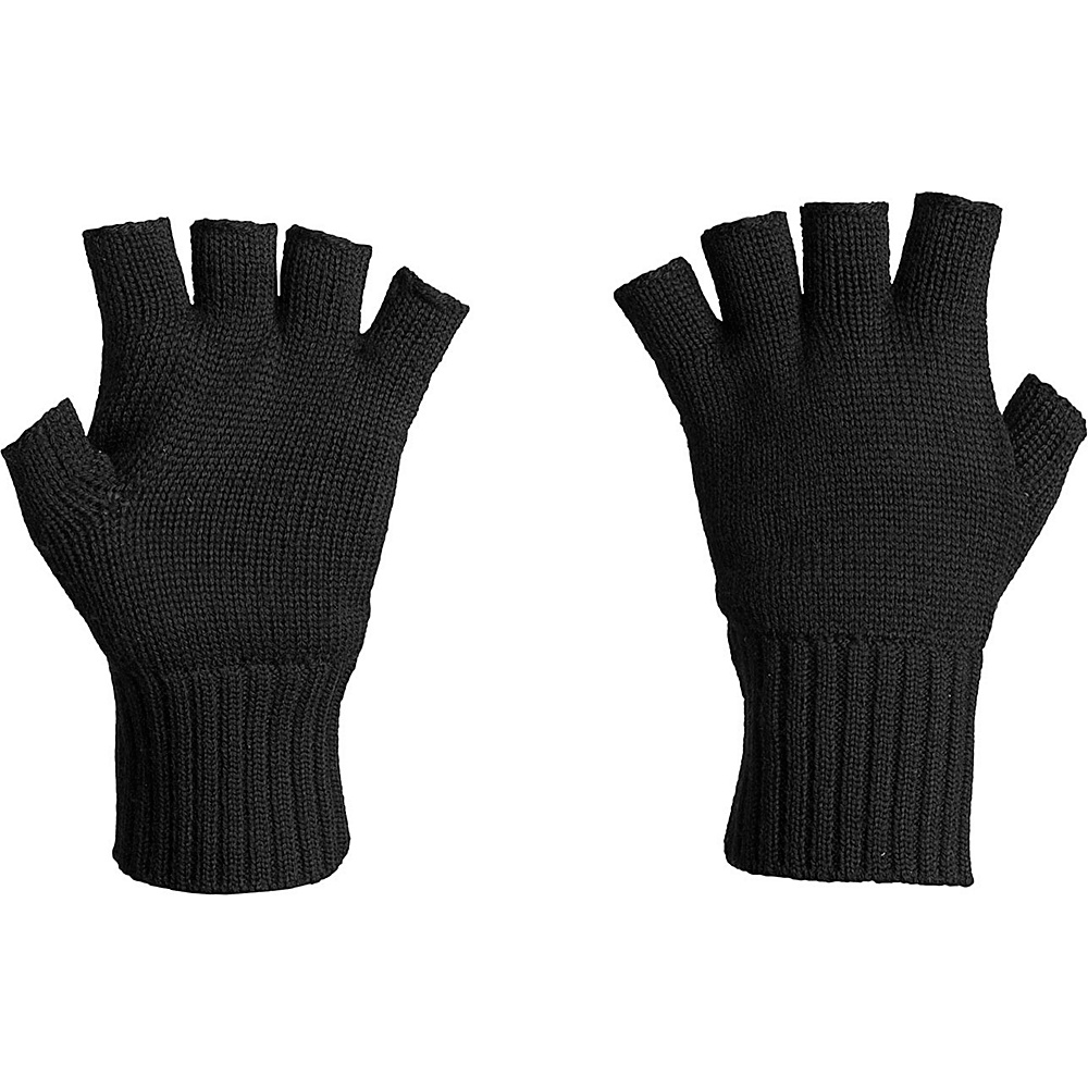 Icebreaker Highline Fingerless Gloves Black Icebreaker Gloves