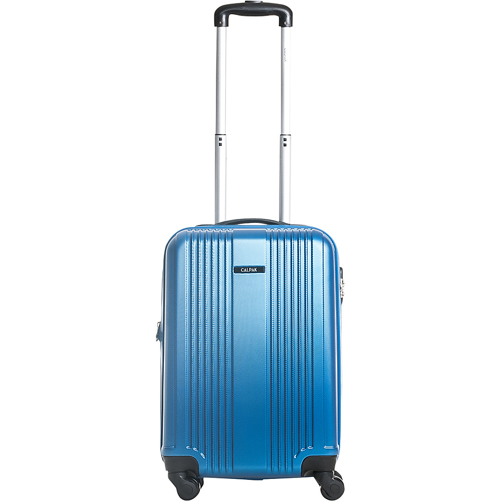 CalPak Torrino II 20 Lightweight Expandable Hardside Carry On Blue CalPak Small Rolling Luggage