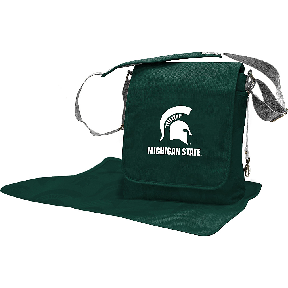 Lil Fan Big 10 Teams Messenger Bag Michigan State University Lil Fan Diaper Bags Accessories