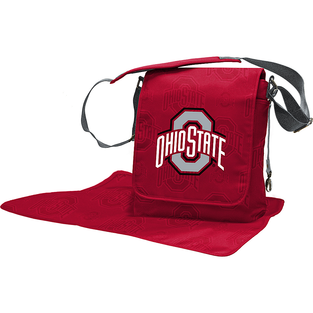 Lil Fan Big 10 Teams Messenger Bag Ohio State University Lil Fan Diaper Bags Accessories