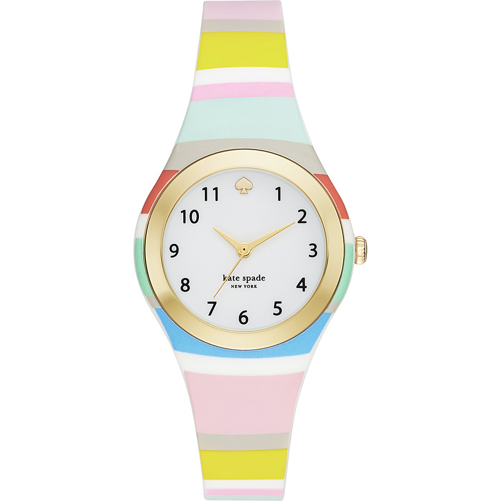 kate spade watches Silicone Rumsey Watch Striped Pink kate spade watches Watches