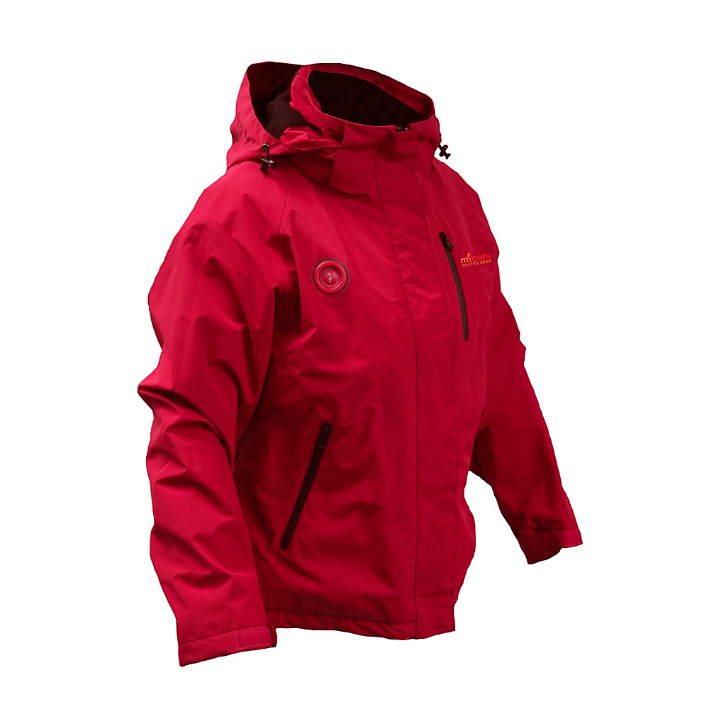 My Core Control Womens Heated Ski Jacket M Red My Core Control Women s Apparel