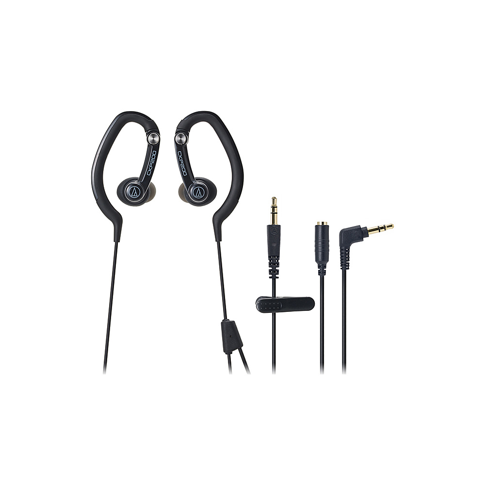 Audio Technica SonicSport In Ear Hook Style Waterproof Headphones Black Audio Technica Headphones Speakers