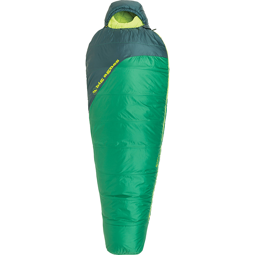 Big Agnes Buell 30 Synthetic Sleeping Bag Amazon Pine Long Left Big Agnes Outdoor Accessories