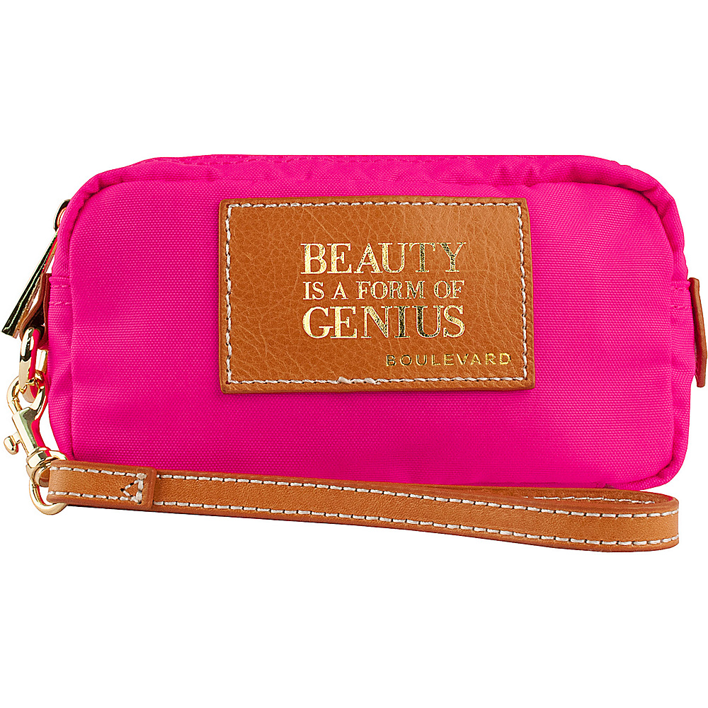 Boulevard Beauty is a Form of Genius Cosmic Alpha Makeup Bag Neon Pink Boulevard Women s SLG Other