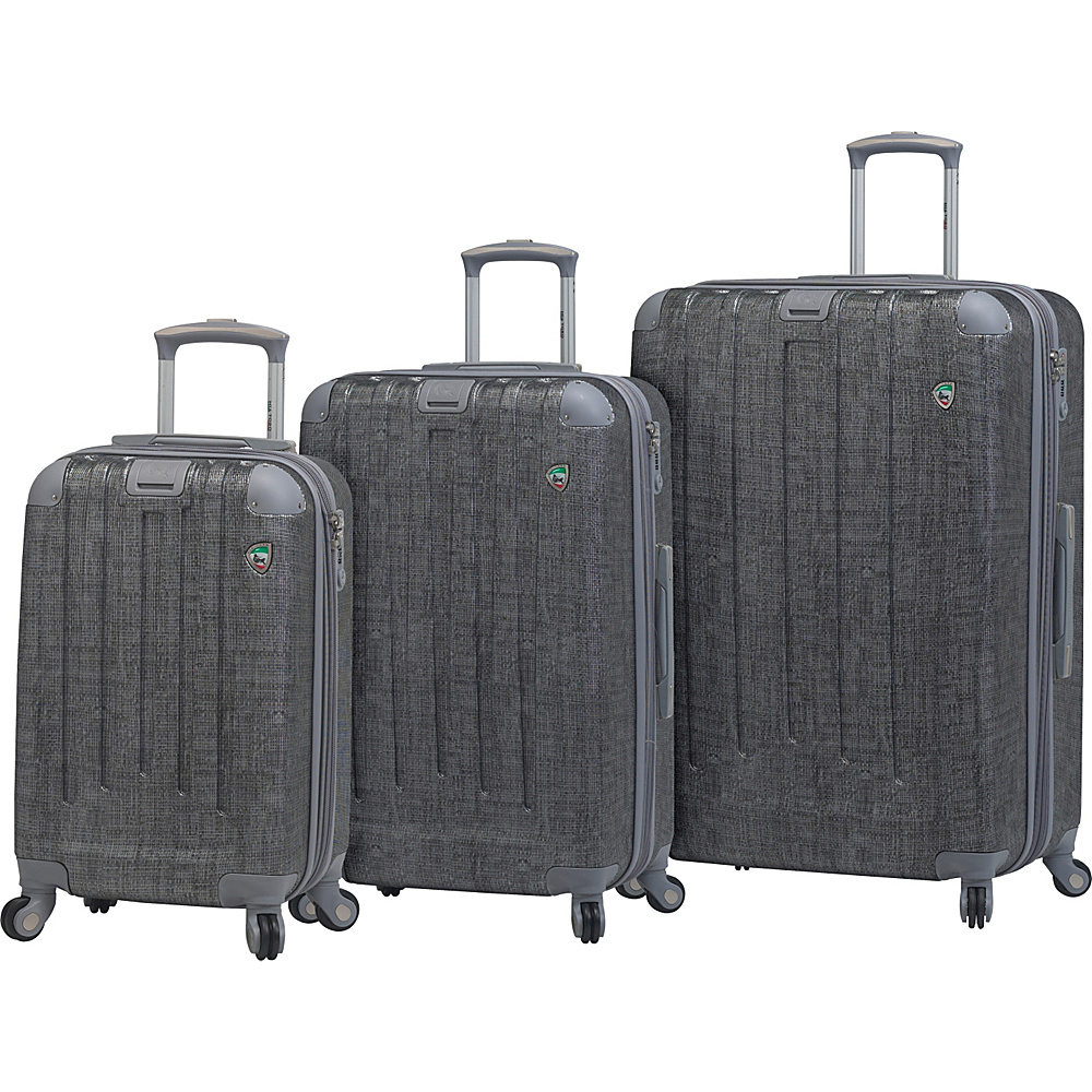 Mia Toro ITALY Cestino Luggage Silver Mia Toro ITALY Hardside Luggage