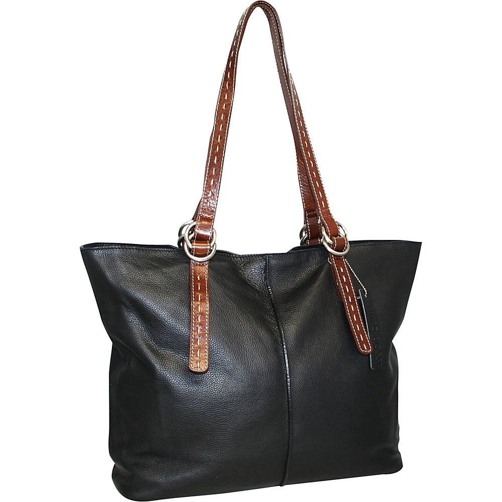 Nino Bossi Sherry Baby Tote Black Nino Bossi Leather Handbags