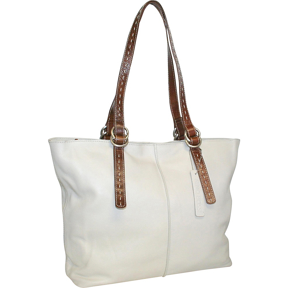 Nino Bossi Sherry Baby Tote Bone Nino Bossi Leather Handbags