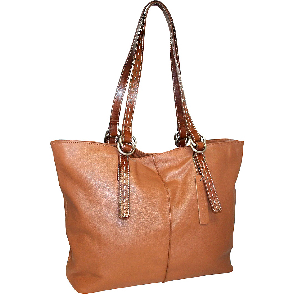 Nino Bossi Sherry Baby Tote Cognac Nino Bossi Leather Handbags