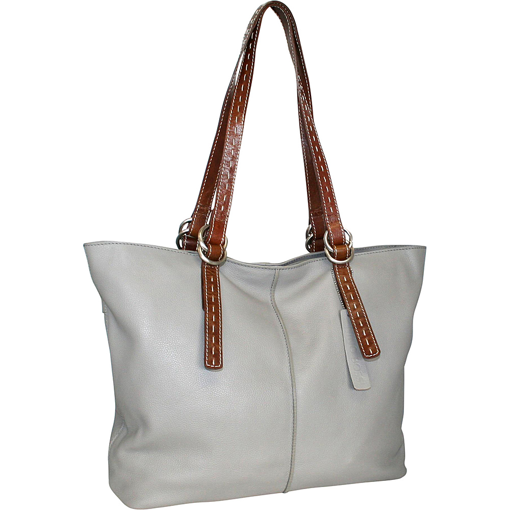 Nino Bossi Sherry Baby Tote Stone Nino Bossi Leather Handbags