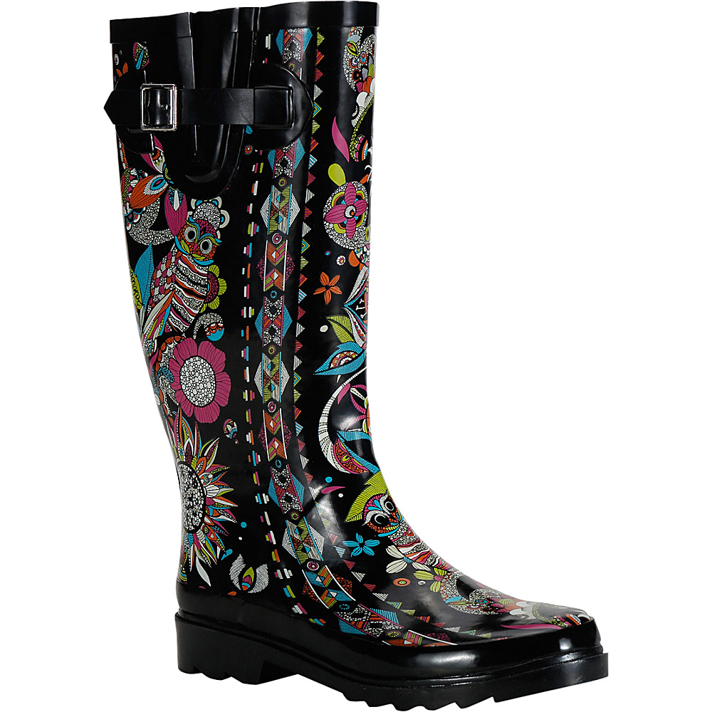 Sakroots Rhythm Rain Boot 5 M Regular Medium Neon Spirit Desert Sakroots Women s Footwear