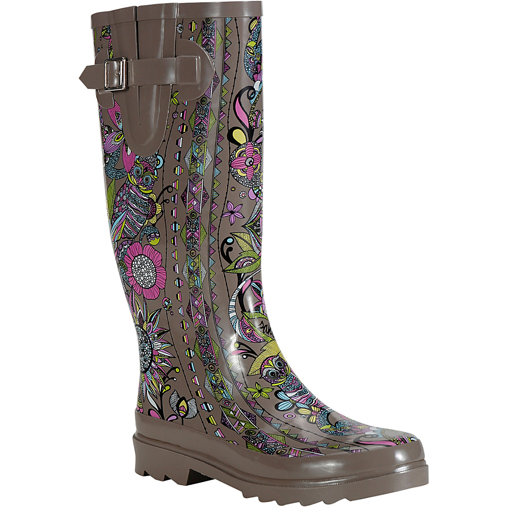 Sakroots Rhythm Rain Boot 6 M Regular Medium Sterling Spirit Desert Sakroots Women s Footwear