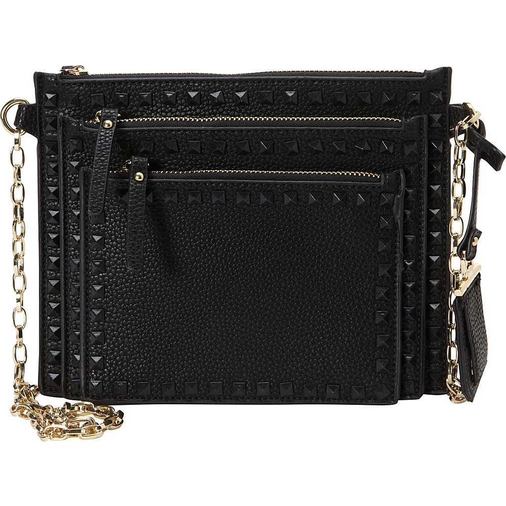 La Diva Perri Crossbody Black La Diva Manmade Handbags