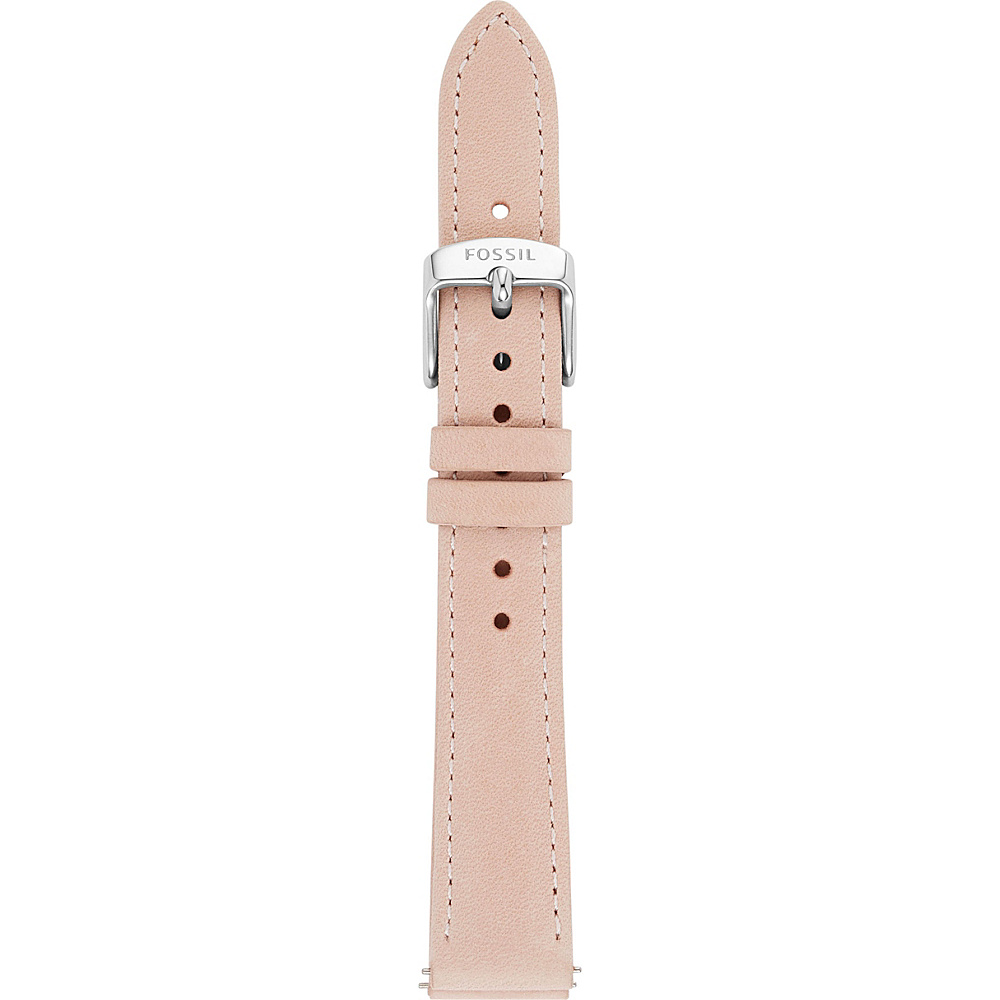 Fossil Leather 16mm Watch Strap Beige Fossil Watches