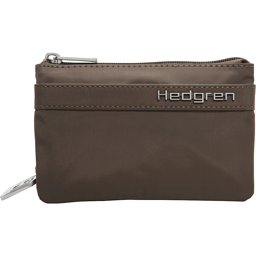 Hedgren Purse Sepia Brown Hedgren Fabric Handbags