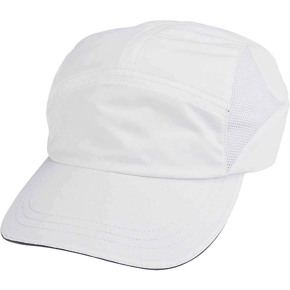 San Diego Hat Running Cap with Vented Mesh Sides White San Diego Hat Hats Gloves Scarves