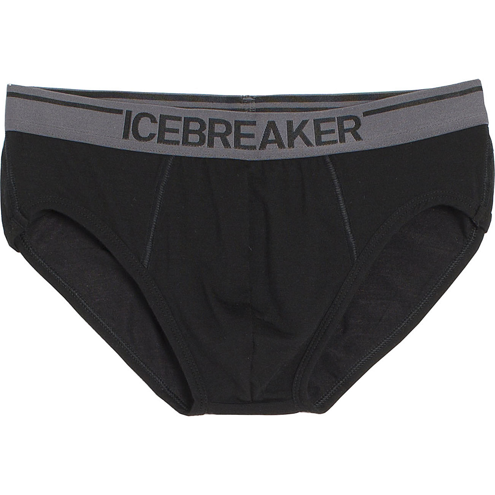 Icebreaker Mens Anatomica Briefs XL Black Icebreaker Men s Apparel