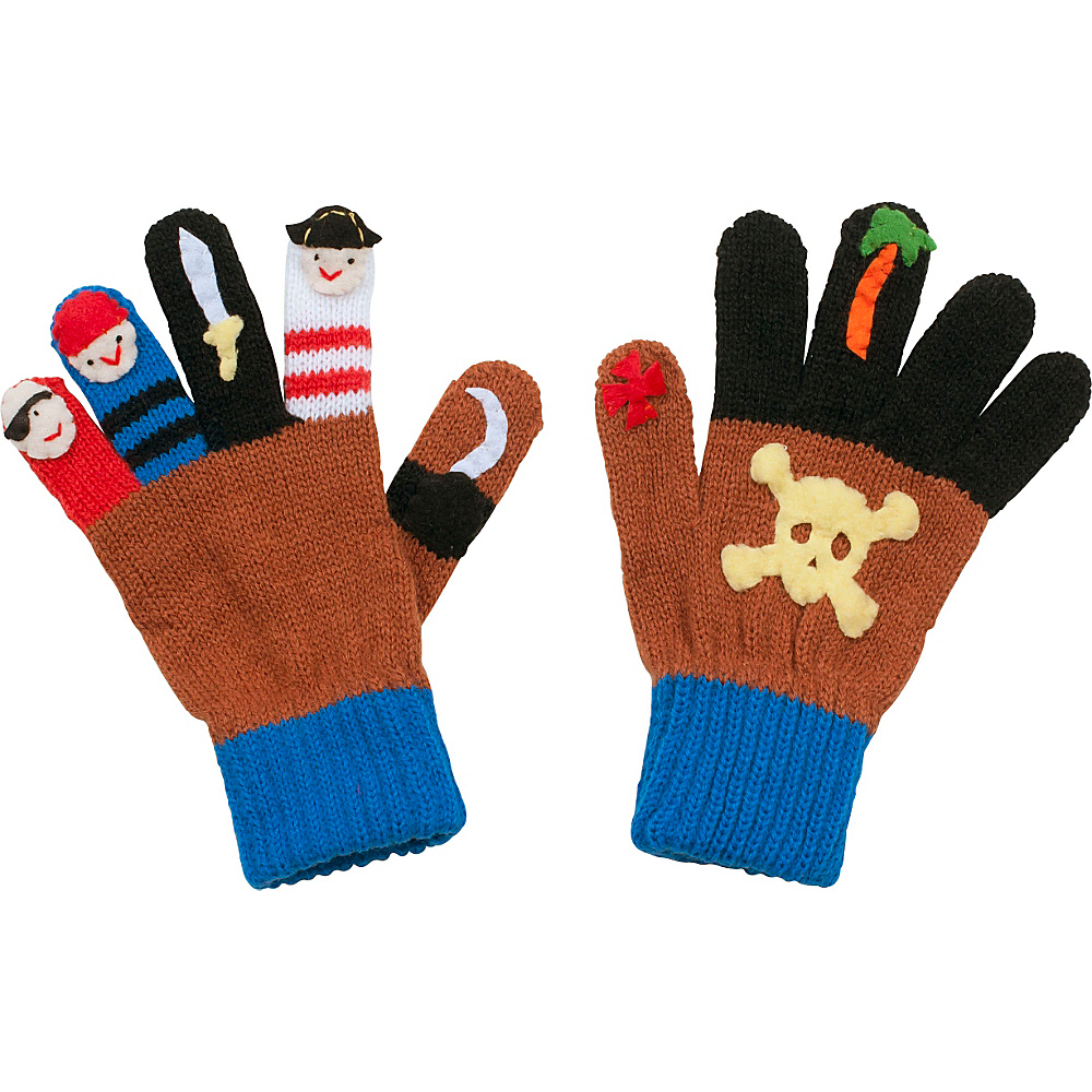 Kidorable Pirate Knit Gloves Brown Small Kidorable Hats Gloves Scarves