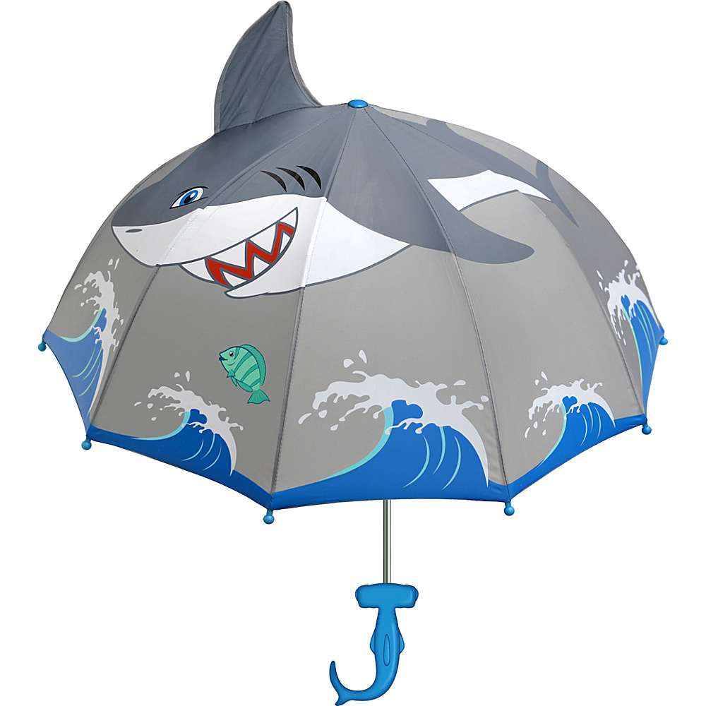 Kidorable Shark Umbrella Grey One Size Kidorable Umbrellas and Rain Gear