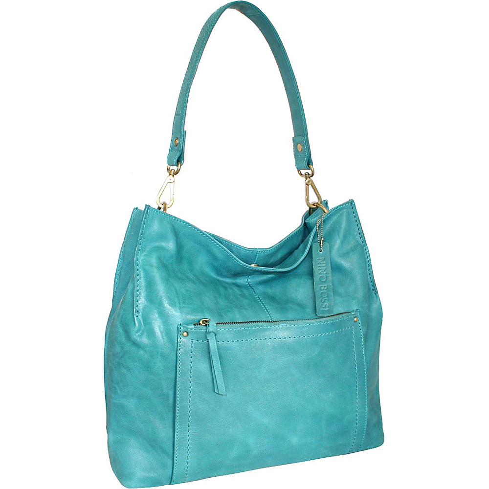 Nino Bossi Sara Smile Shoulder Bag Denim Nino Bossi Leather Handbags
