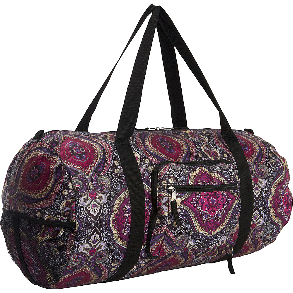 Sacs Collection by Annette Ferber Duffster 2 Piece Set Full Size Collapsible Duffel Purple Haze Sacs Collection by Annette Ferber Travel Duffels