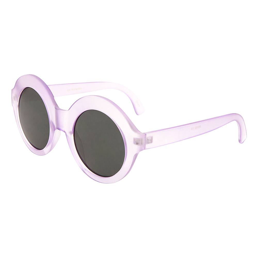 SW Global Eyewear Elba Round Fashion Sunglasses Purple SW Global Sunglasses