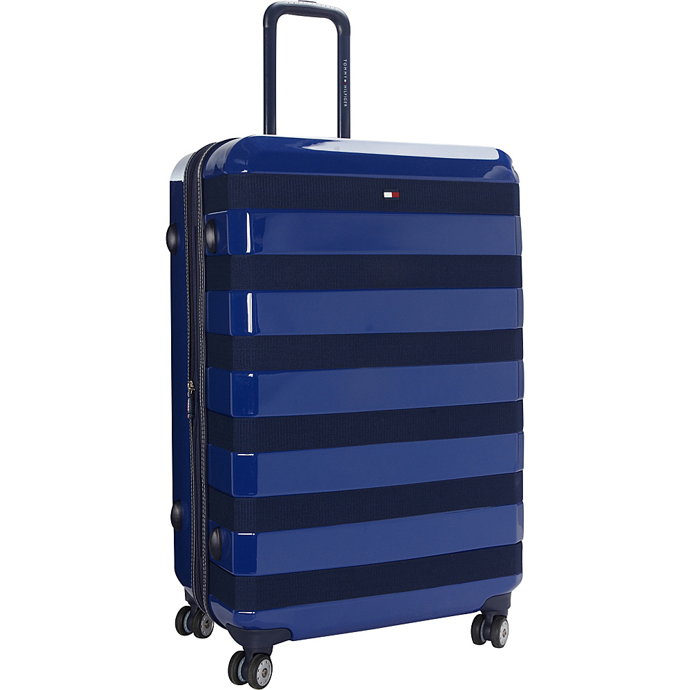 Tommy Hilfiger Luggage Rugby Stripe 28 Upright Hardside Spinner Royal Tommy Hilfiger Luggage Hardside Checked