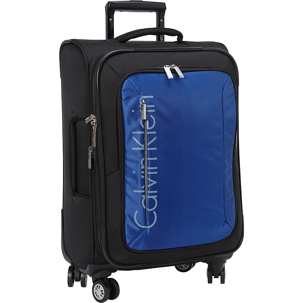 Calvin Klein Luggage Tremont 21 Carry On Softside Spinner Blue Calvin Klein Luggage Softside Carry On