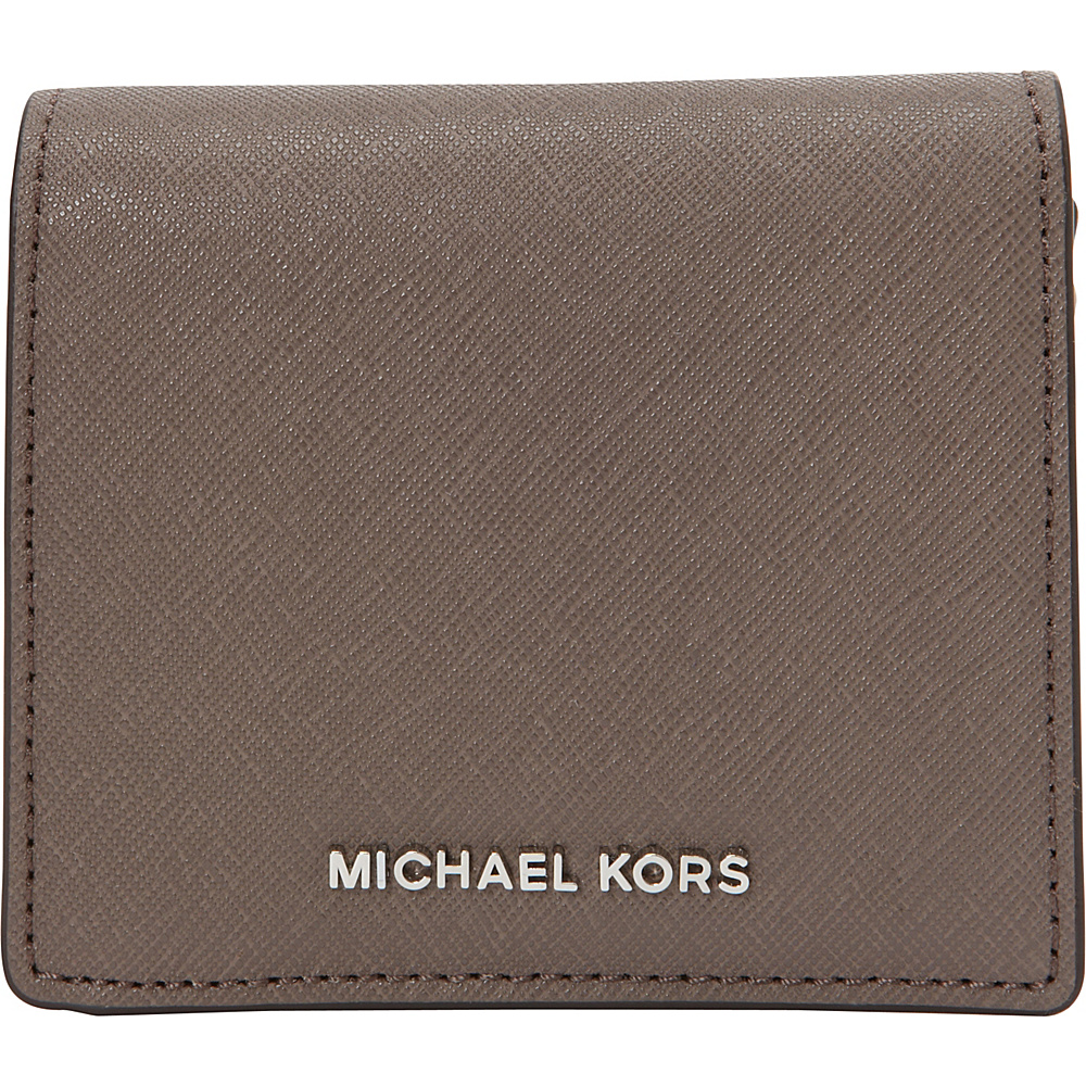 MICHAEL Michael Kors Jet Set Travel Carryall Card Case Cinder MICHAEL Michael Kors Ladies Key Card Coins Cases
