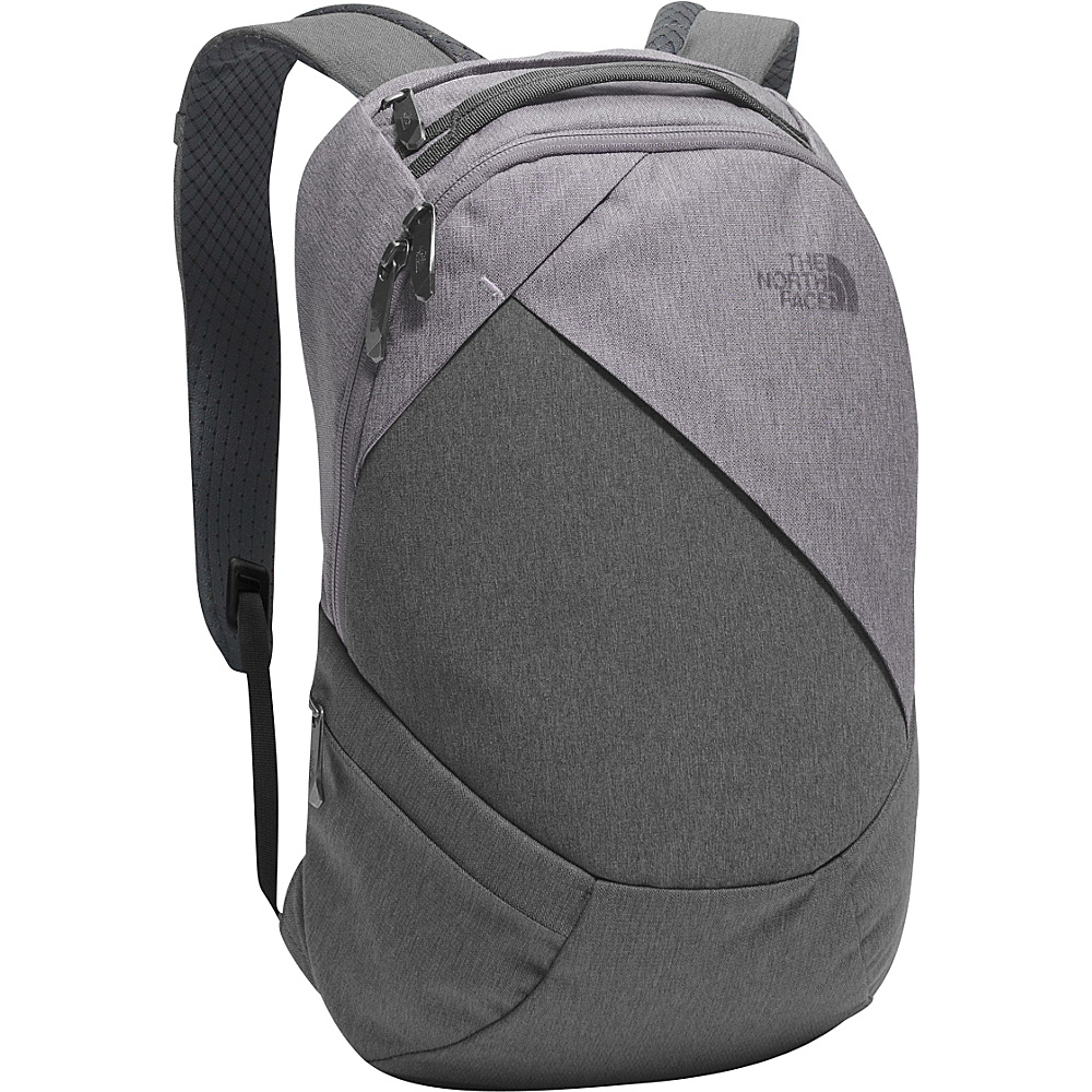 The North Face Womens Electra Backpack Rabbit Grey Black Heather Quail Grey The North Face School Day Hiking Backpacks