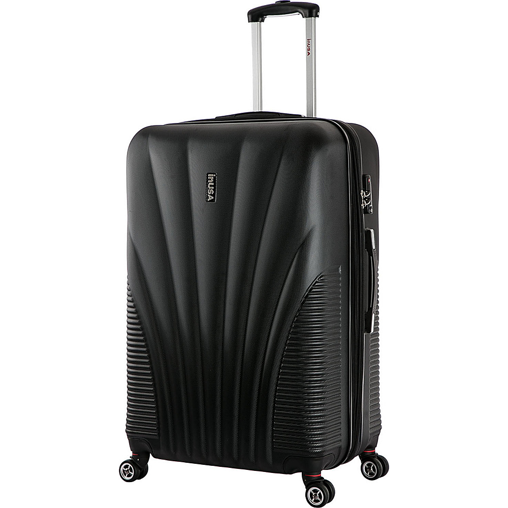 inUSA Chicago Collection 29 Lightweight Hardside Spinner Suitcase Black inUSA Hardside Checked