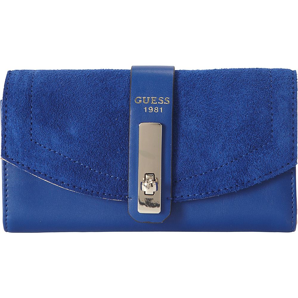 GUESS Kingsley Slim Clutch Cobalt GUESS Ladies Small Wallets