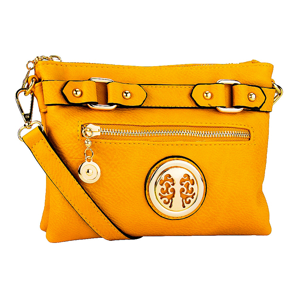MKF Collection Zina Crossbody Handbag Yellow MKF Collection Manmade Handbags