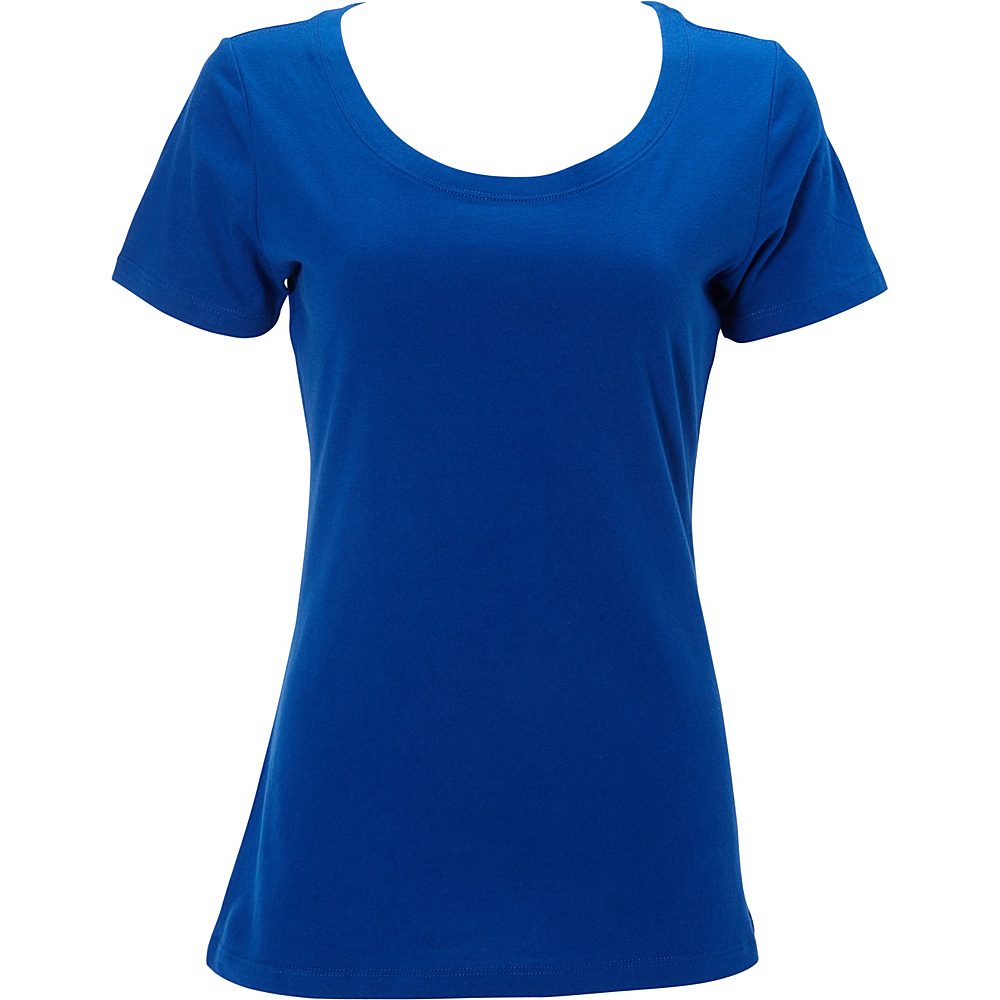 Simplex Apparel The Womens Scoop Tee XS Royal Simplex Apparel Women s Apparel