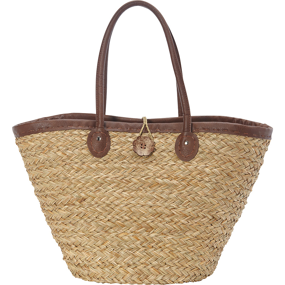 Sun N Sand Woodland Hue Tote Brown Sun N Sand Fabric Handbags