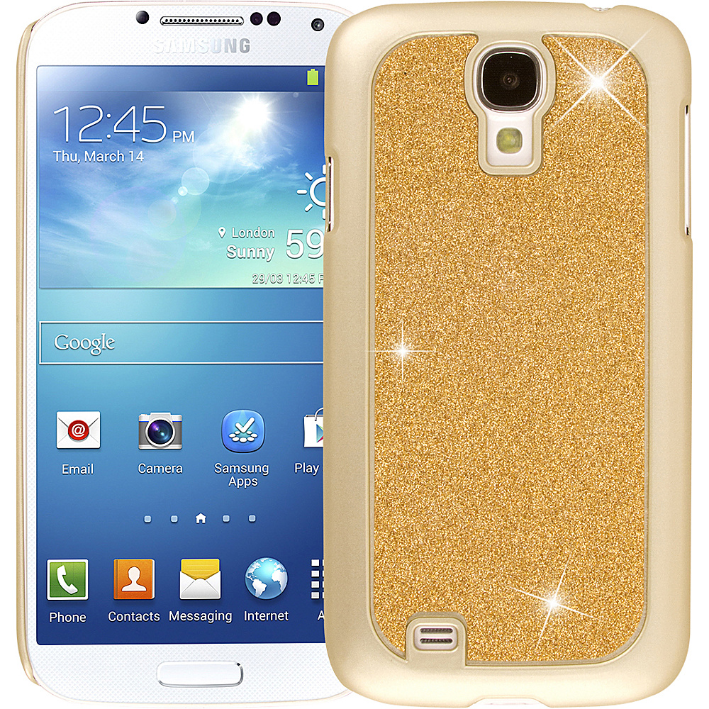 EMPIRE GLITZ Glitter Glam Case for Samsung Galaxy S4 Gold EMPIRE Electronic Cases