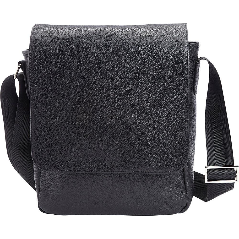 Royce Leather Luxury iPad Messenger Bag Handcrafted in Genuine Leater Black Royce Leather Messenger Bags